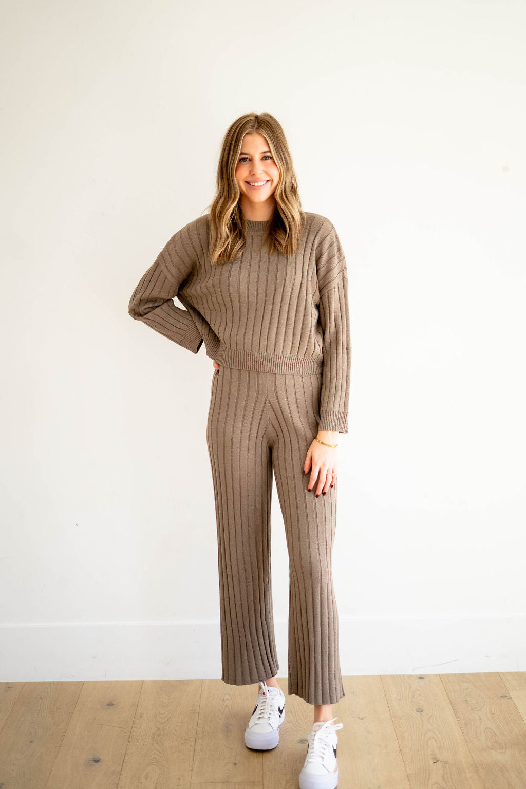 brown active wear pants