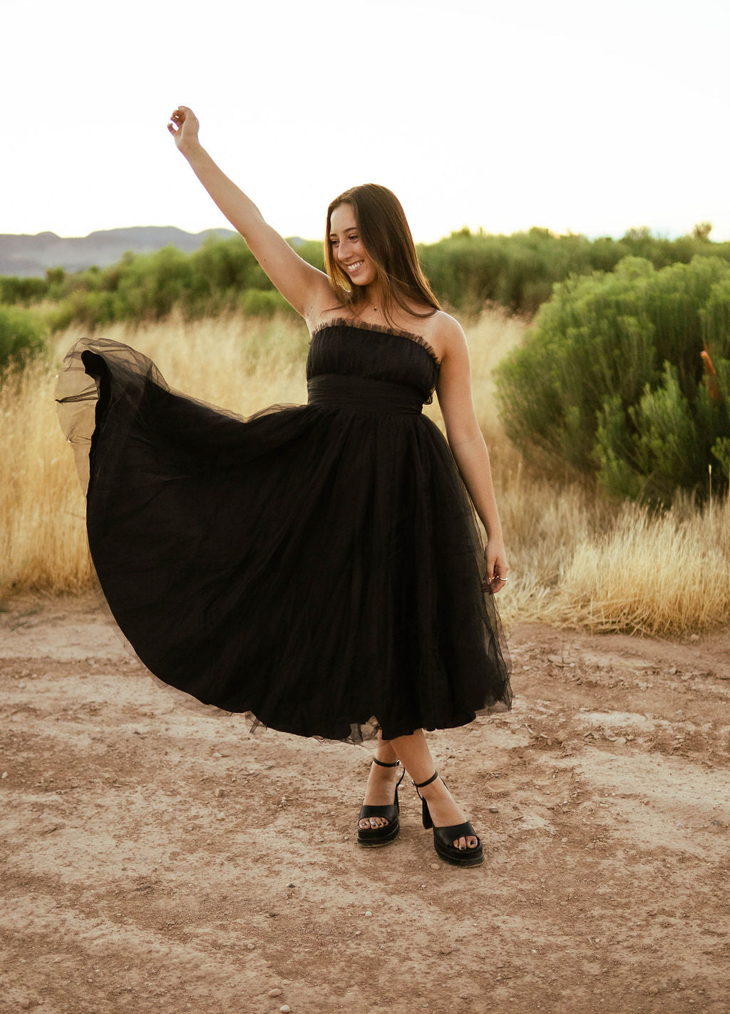 Tulle Sleeveless Dress