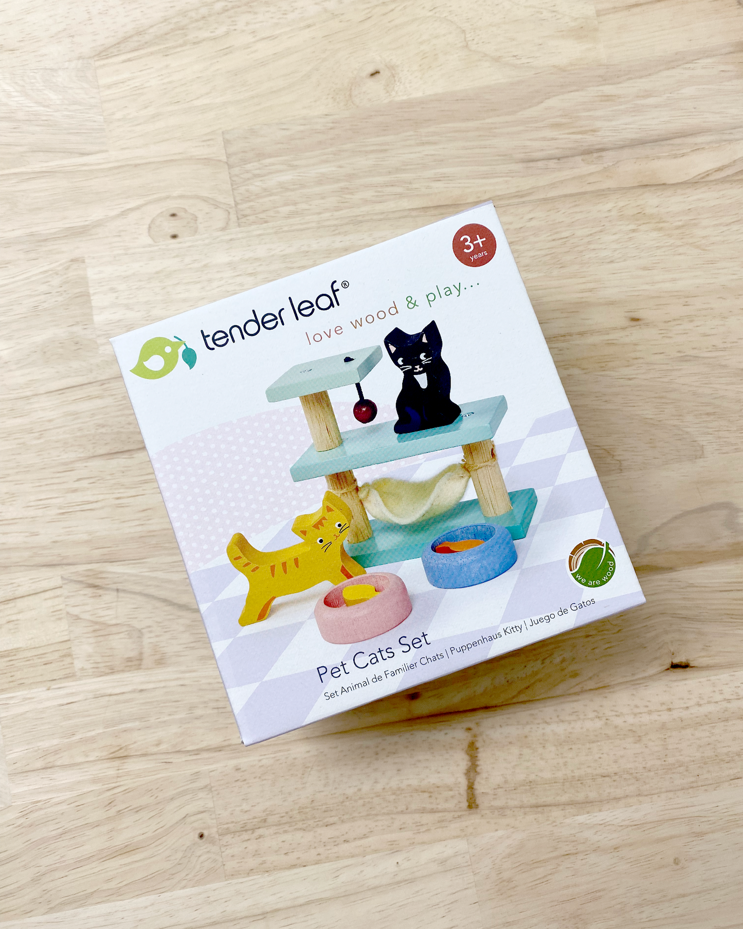 Pet Cats Climbing Tree