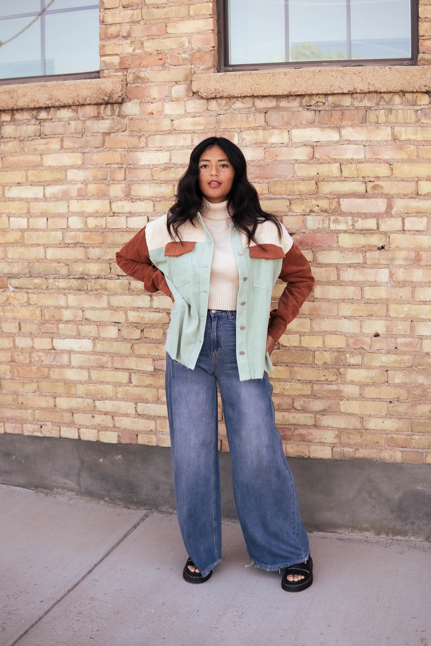 corduroy jacket, corduroy button up, back to school clothing, jacket, color block jacket
