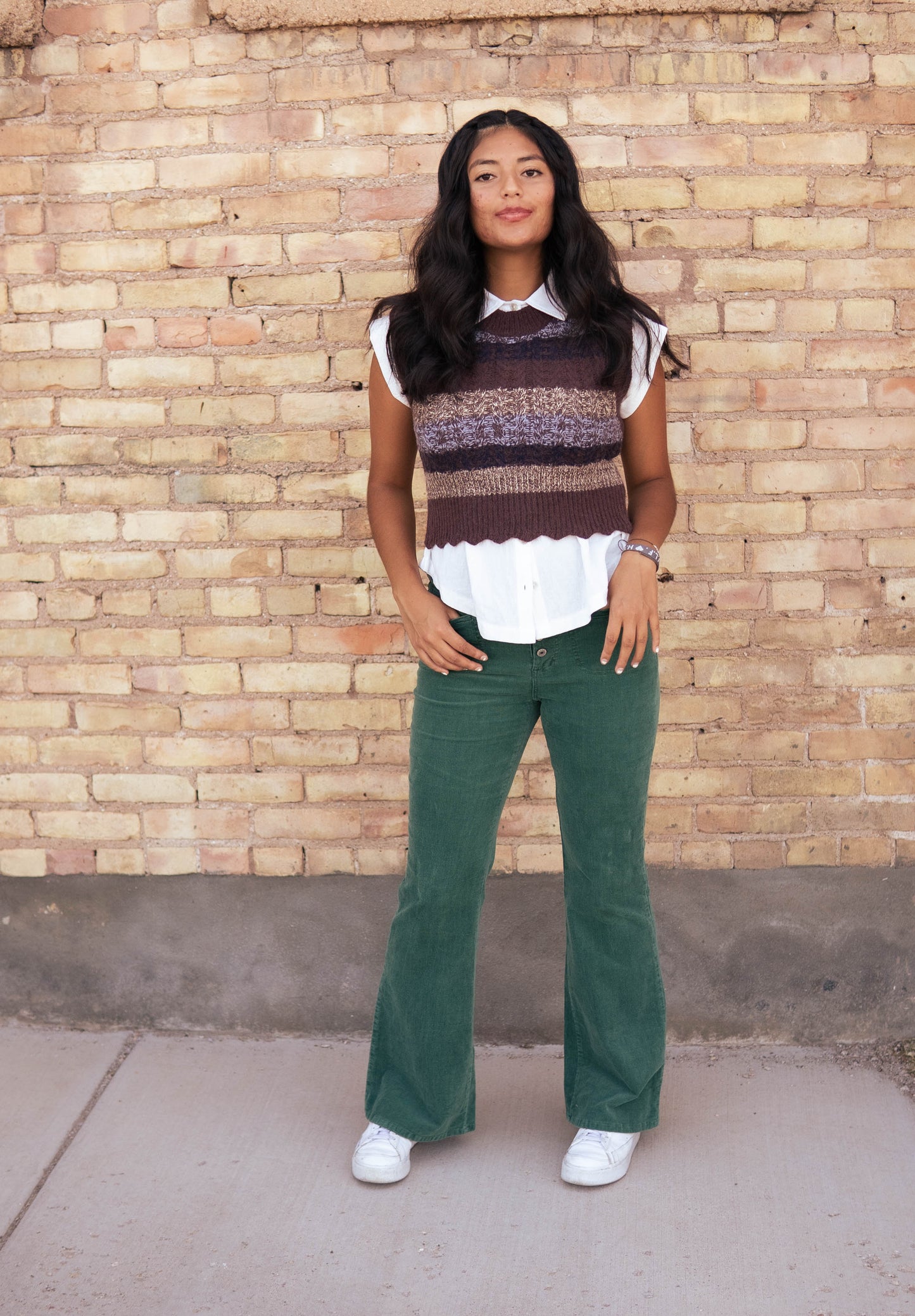 Corduroy Pants, Cords, Green pants, back to school clothes