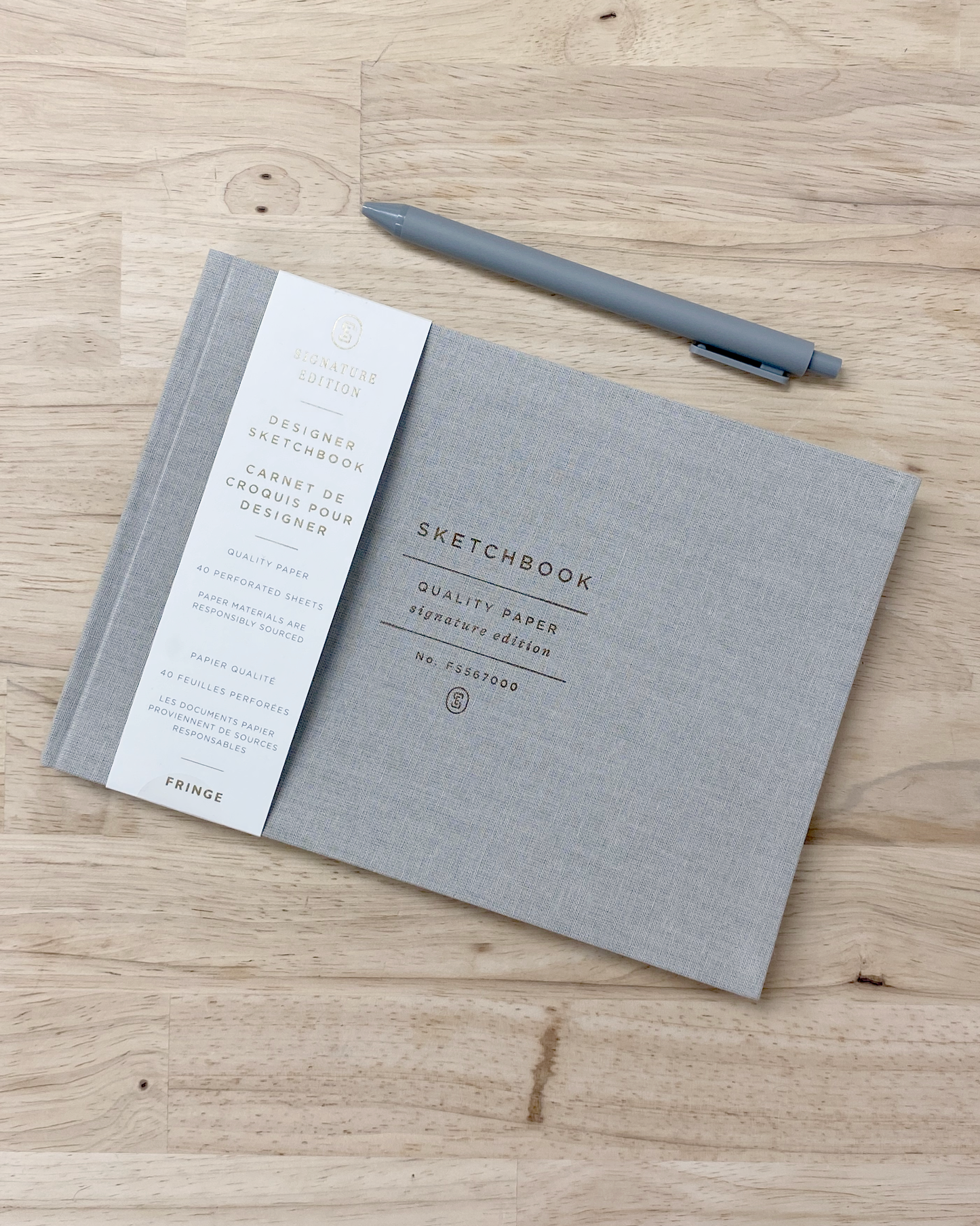 Landscape size drawing pad
