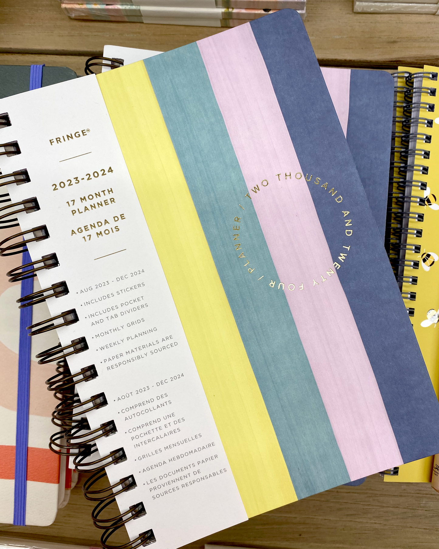 2023-2024 day planner, 17 month day planner