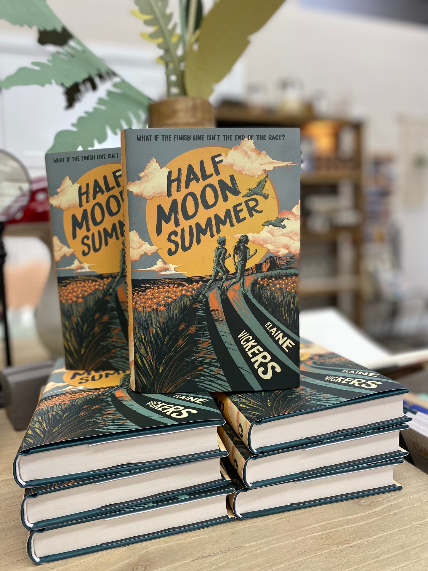 Young adult book about running and growing up by Elaine Vickers