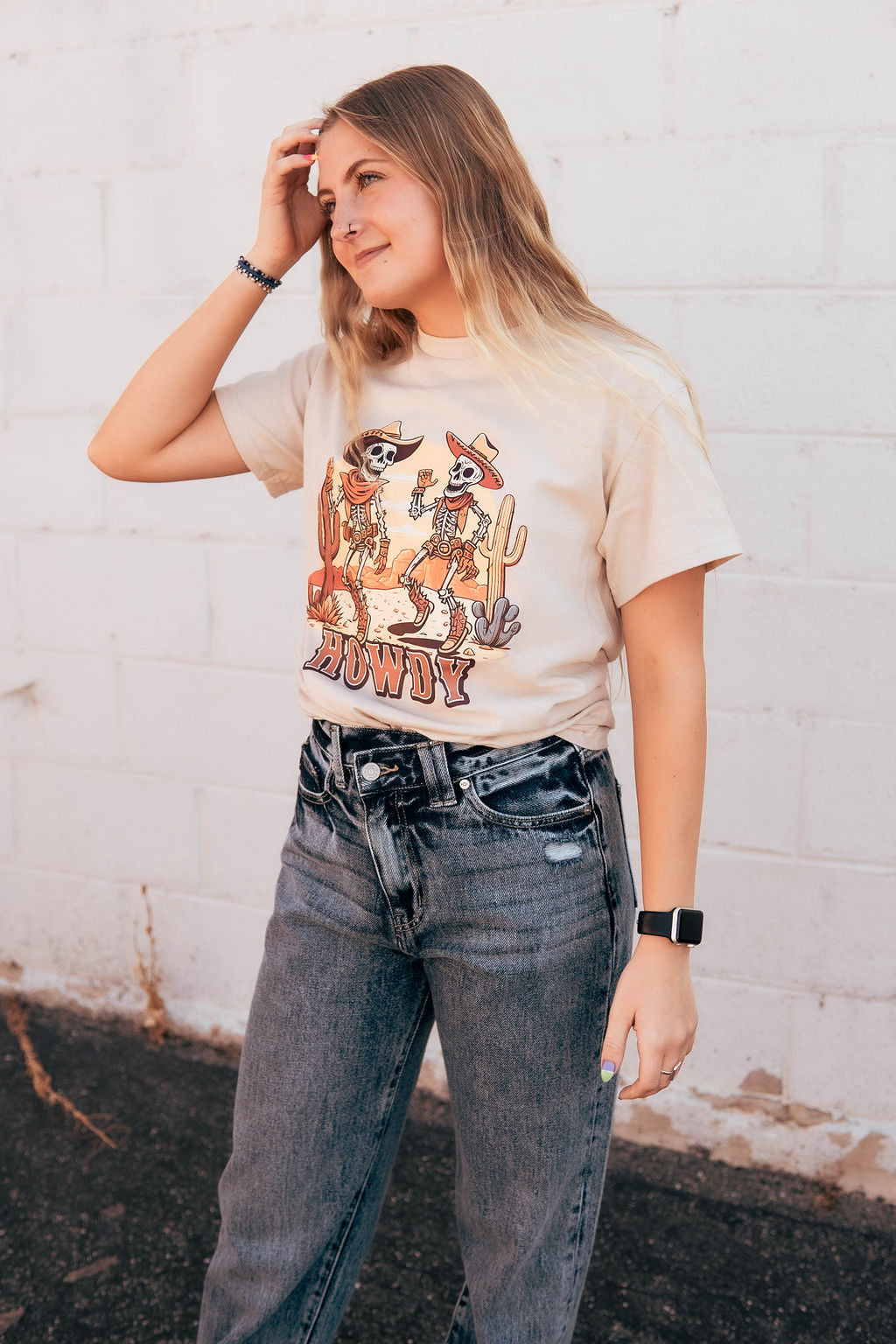 Howdy Skeleton Tee