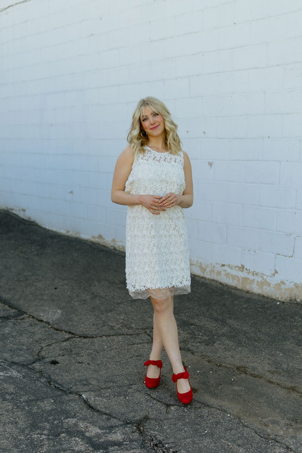 ivory lace overlay dress – Bulloch's texture lace overlay