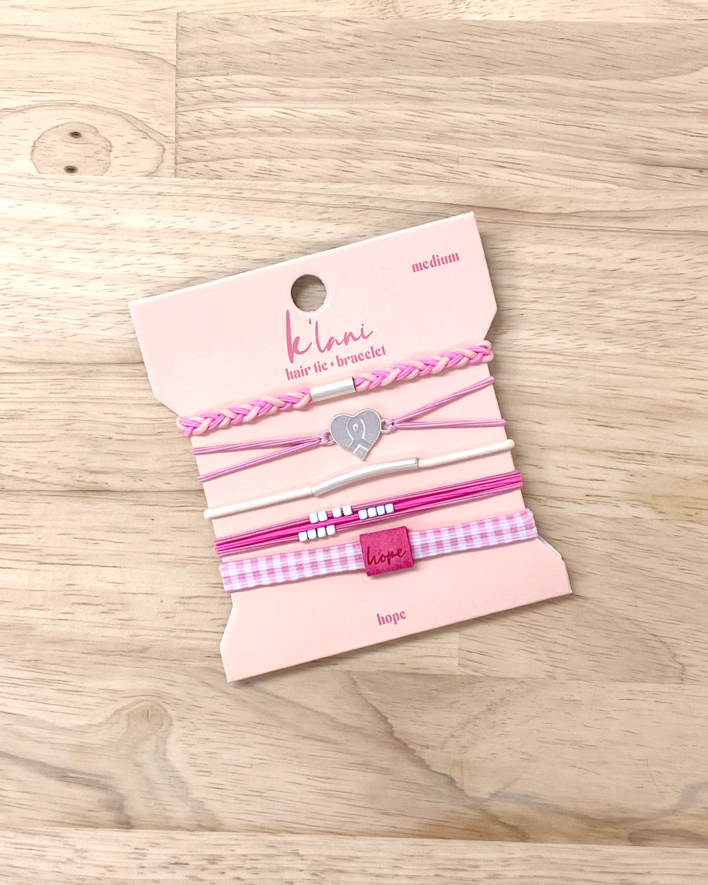 Kilani hair ties in size medium for average hair amounts