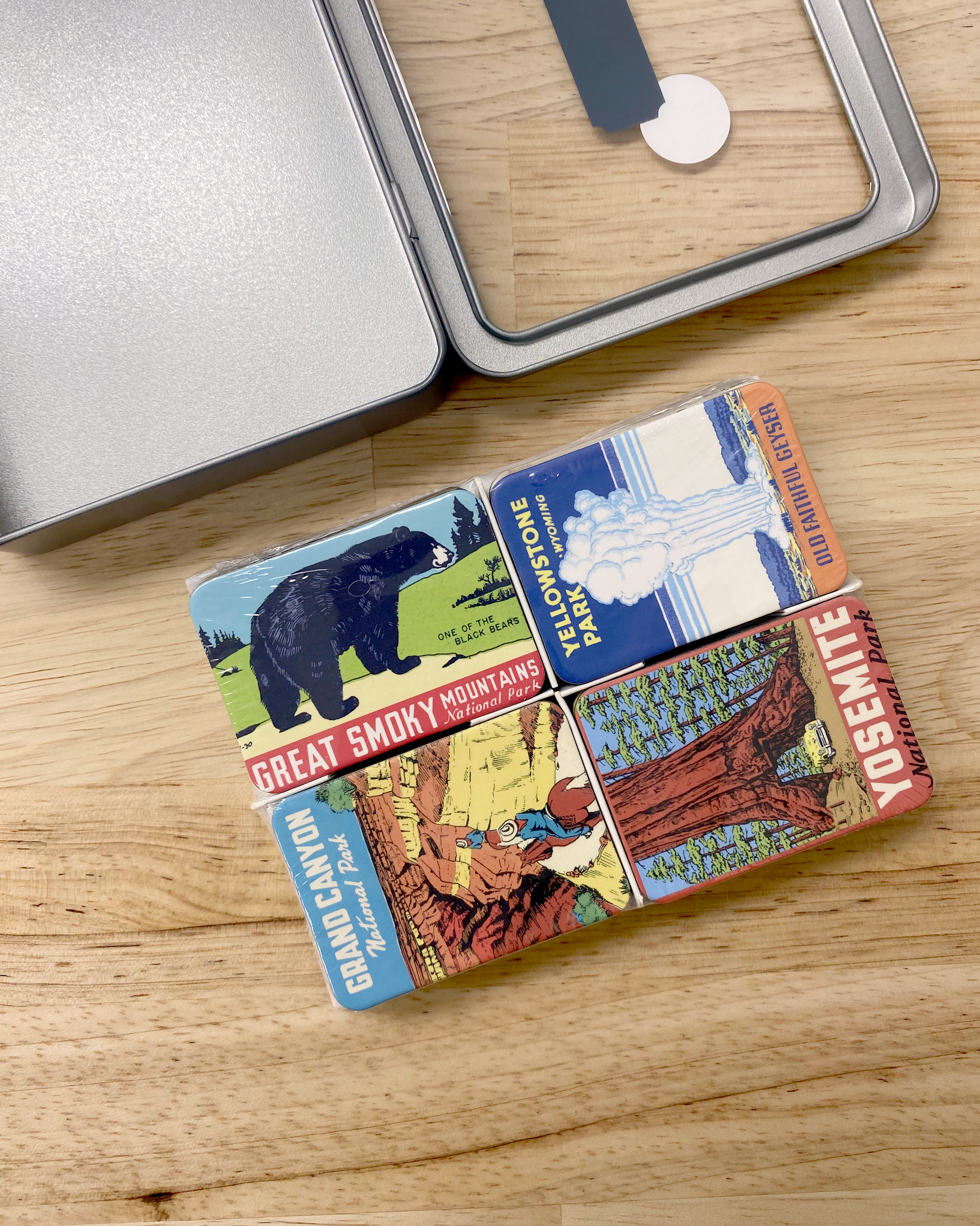 National Park Magnet set