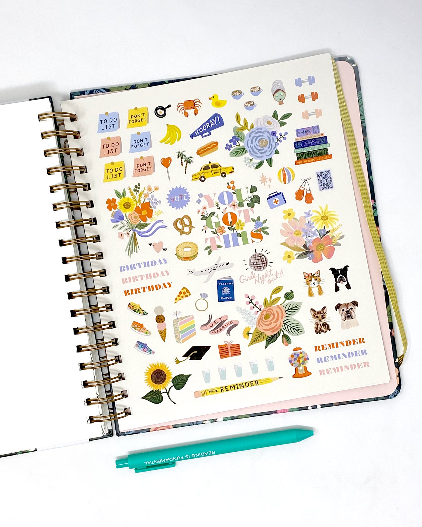 Rifle Paper Co Peacock Planner 2023-2024