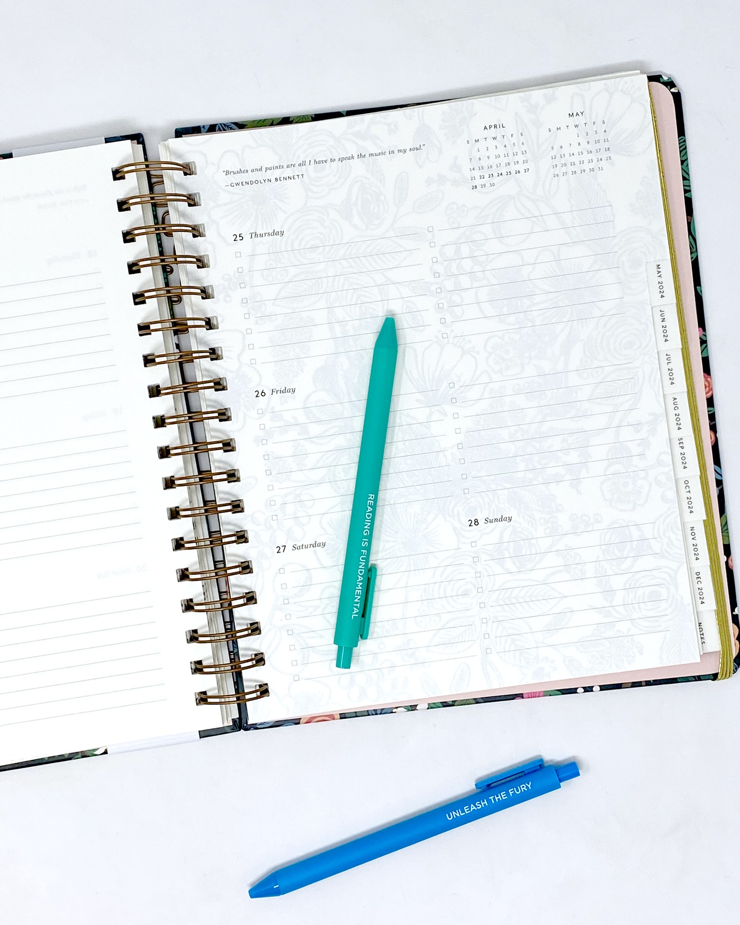 Rifle Paper Co Peacock Planner 2023-2024