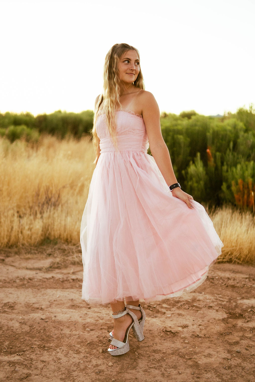 Tulle Sleeveless Dress