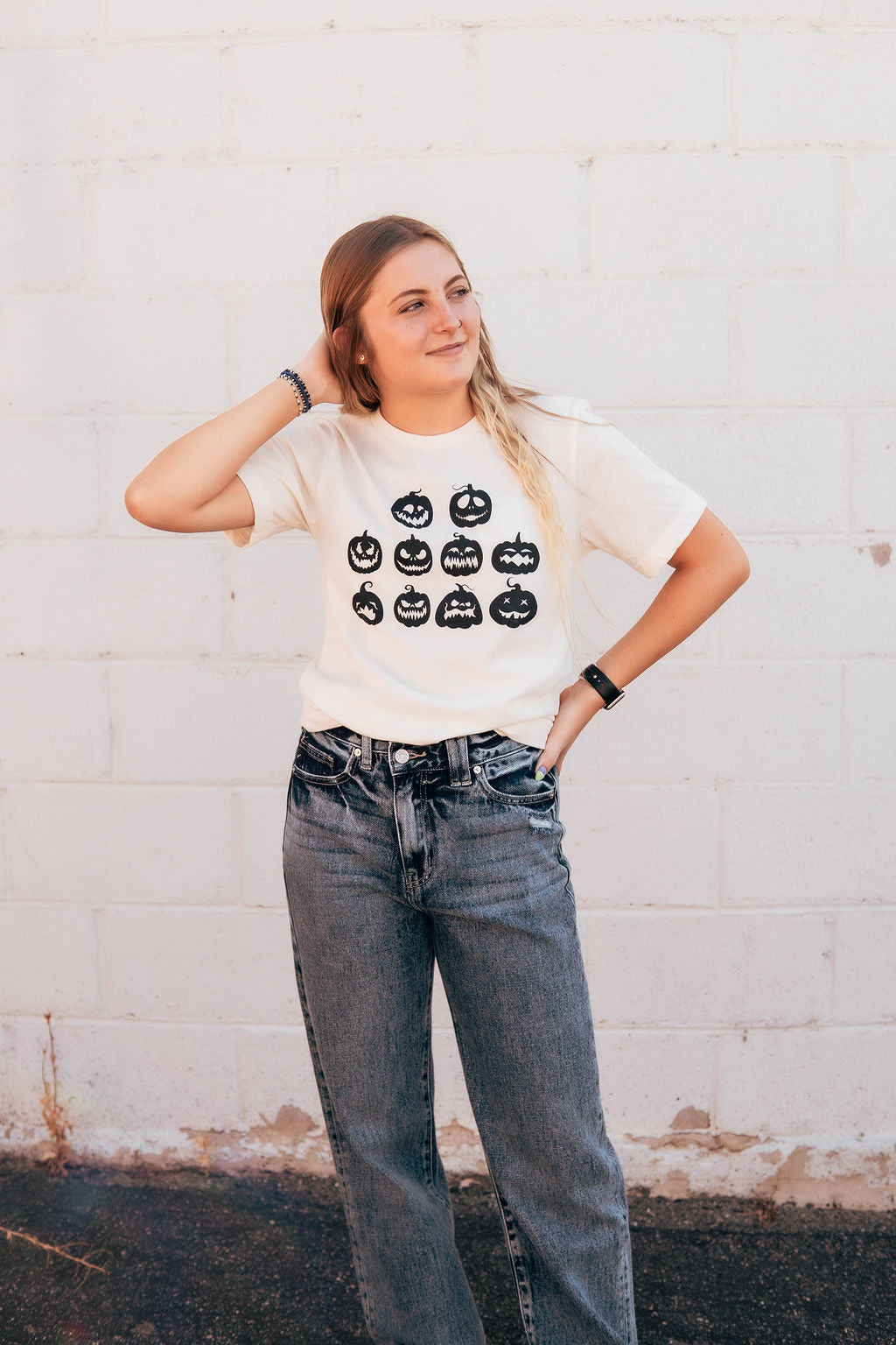 Pumpkin Faces Tee
