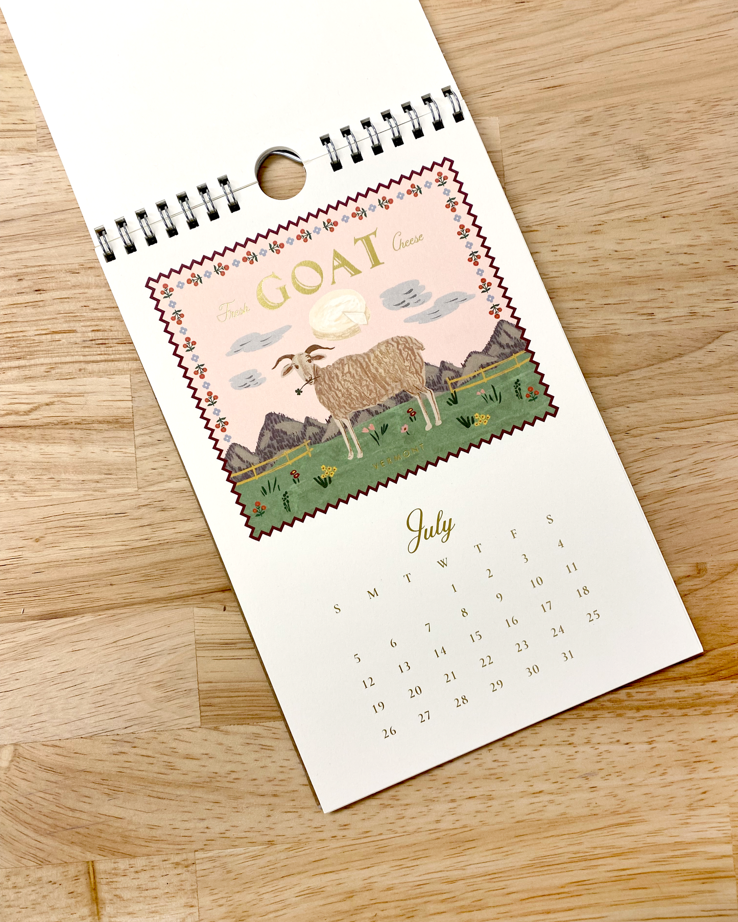 Rifle Paper Co country farm calendar 2026