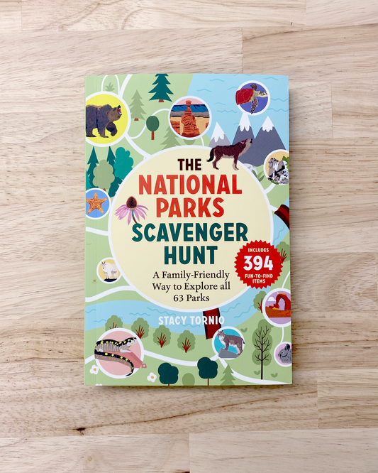 National Park scavenger hunt book