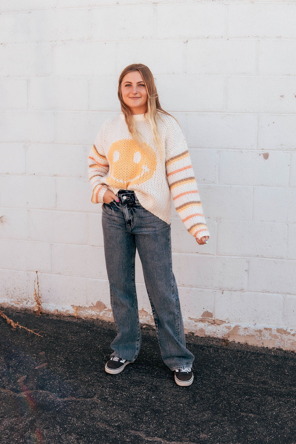Smiley Face Sweater