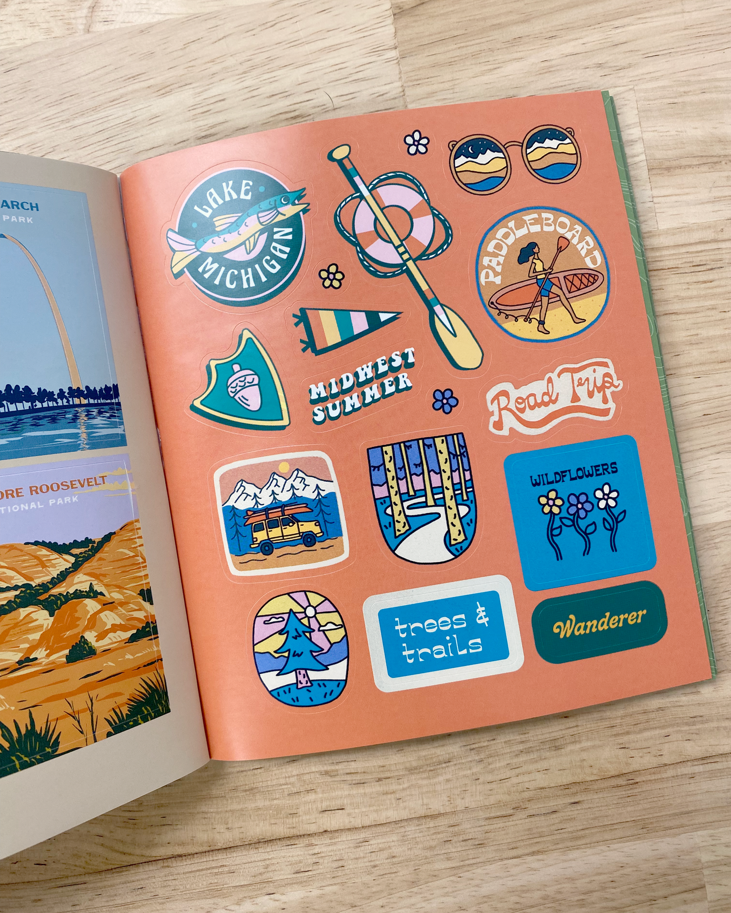 National Parks Stickerology Book
