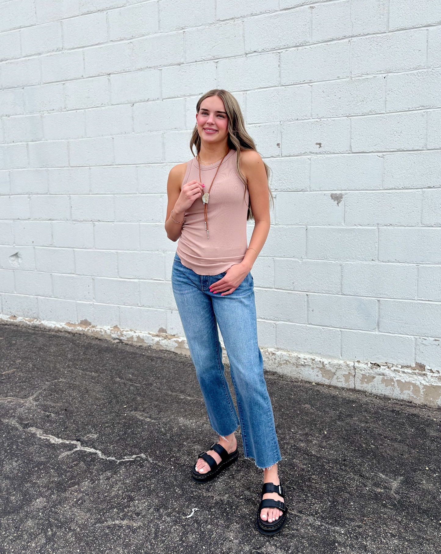 Tan tank top