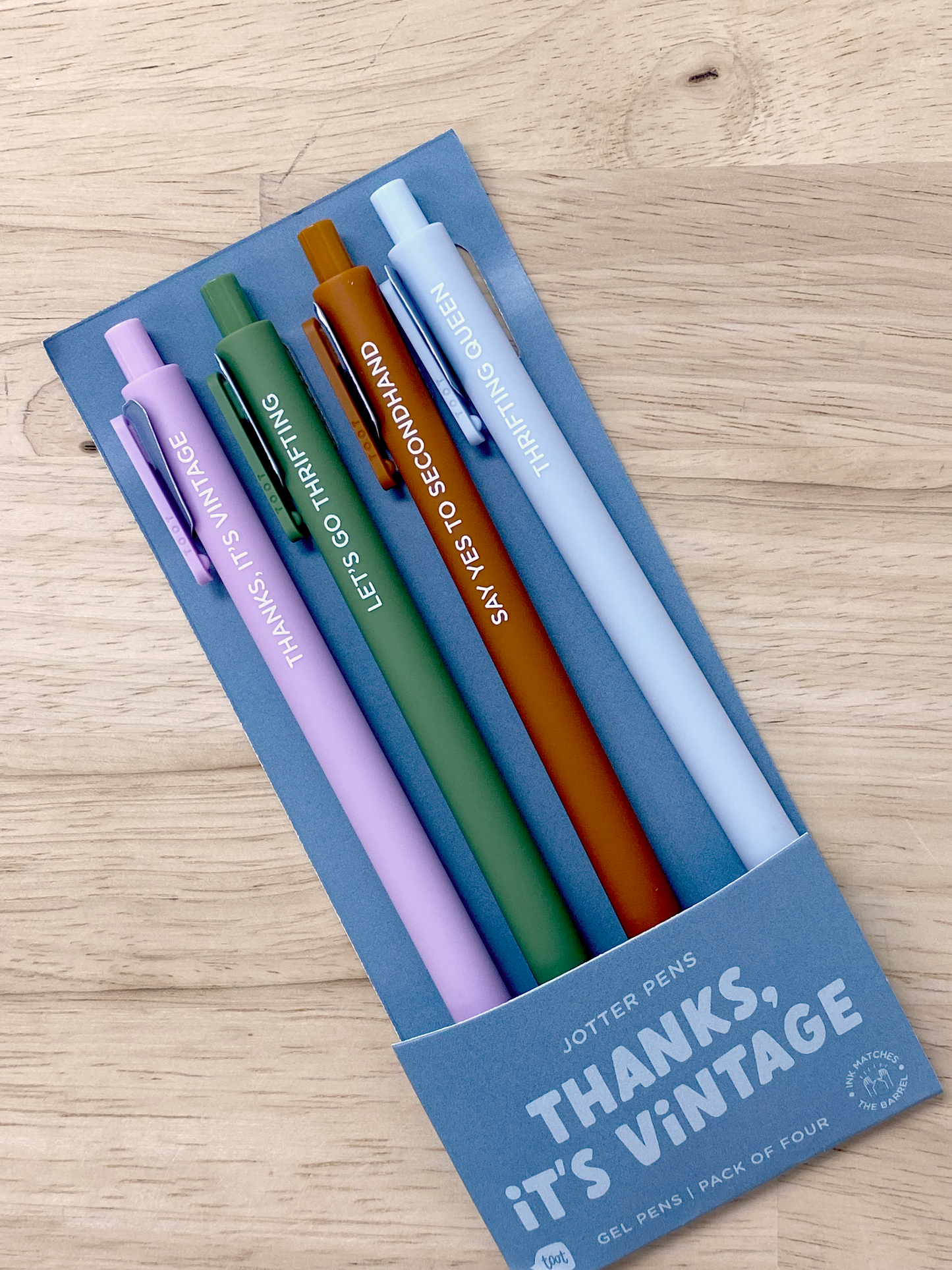 Thanks Its Vintage Pen Set