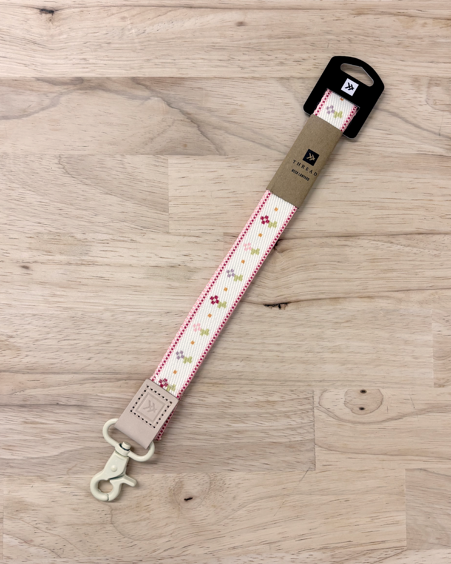 Thread wallet neck lanyard