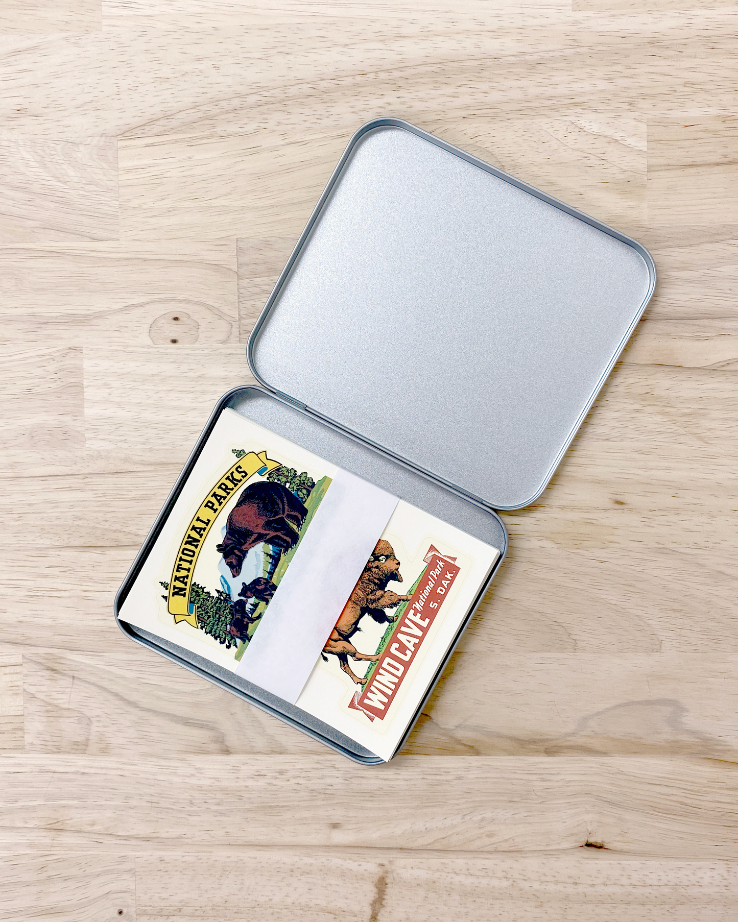 vintage national park stickers