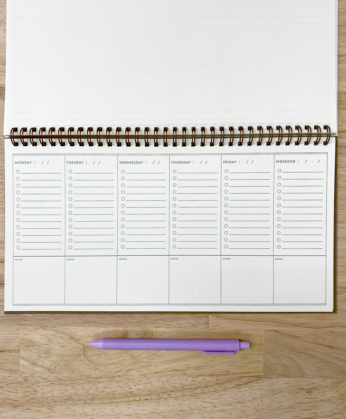 Weekly Log