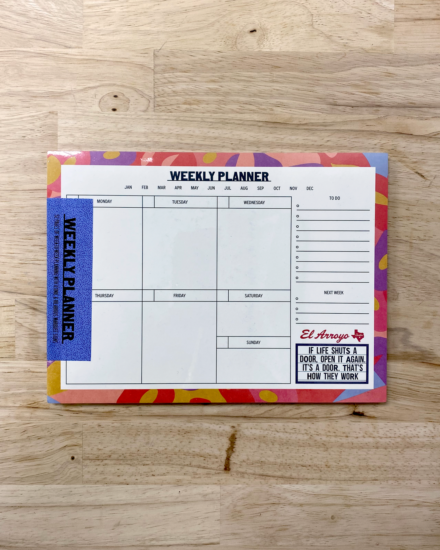 El Arroyo 52 Week Planner