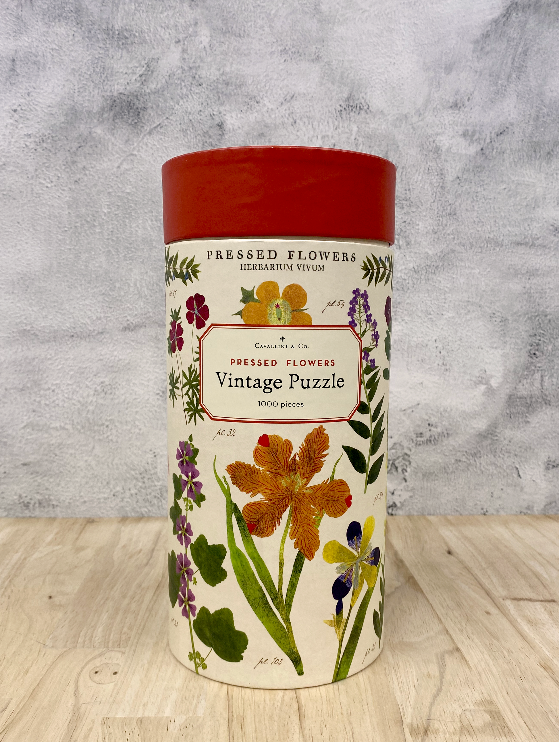 Cavallini Wildflower 1000 piece puzzle