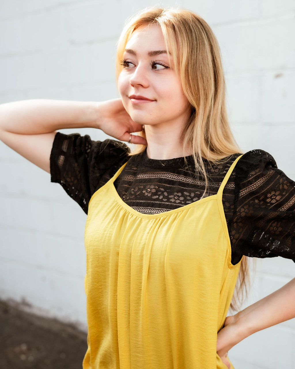 yellow jumpsuit