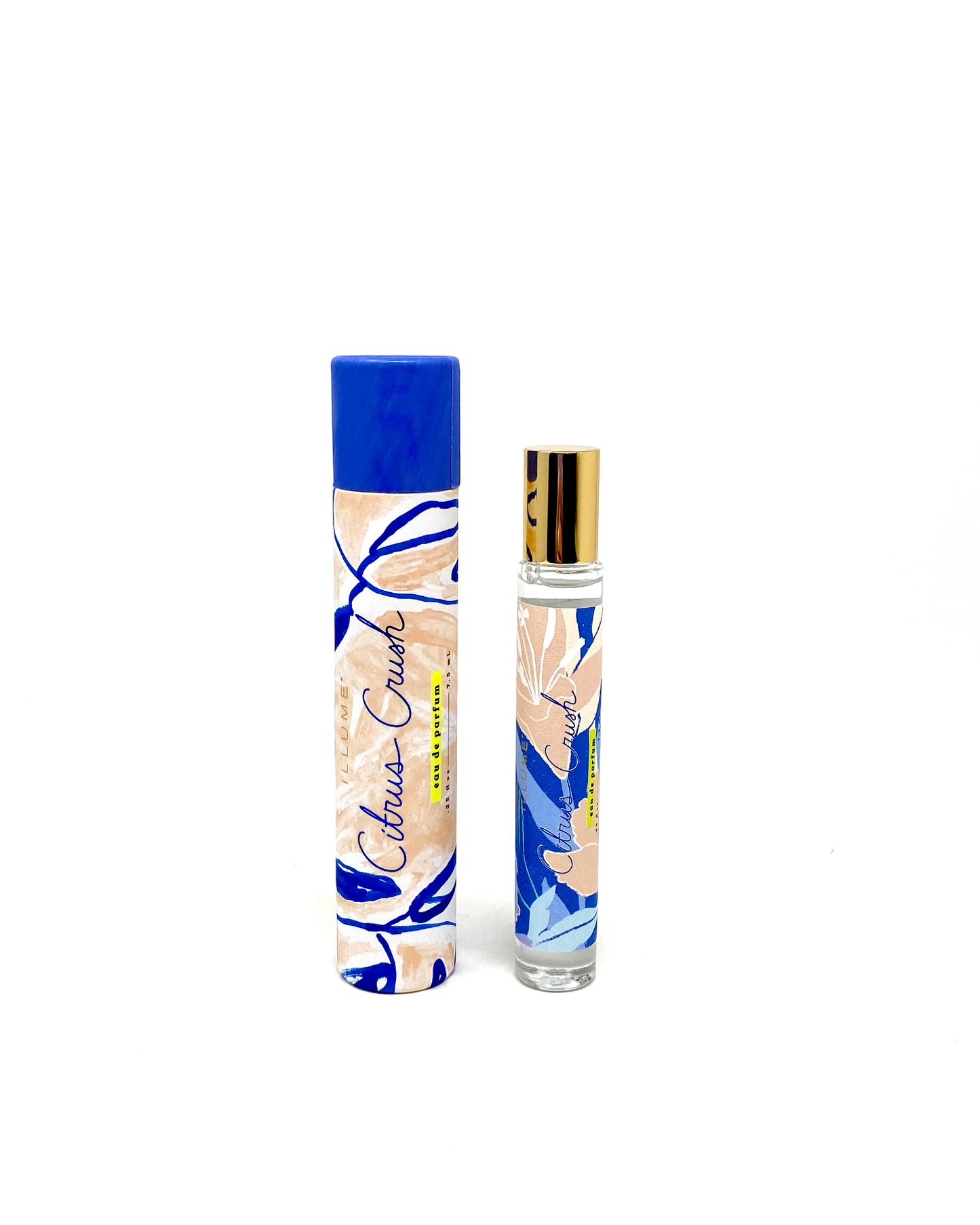 beautiful perfume rollers in four different scents. Blood Orange Dahlia, Coconut Milk Mango, La La Lavender, and Citrus Crush all smell divine!