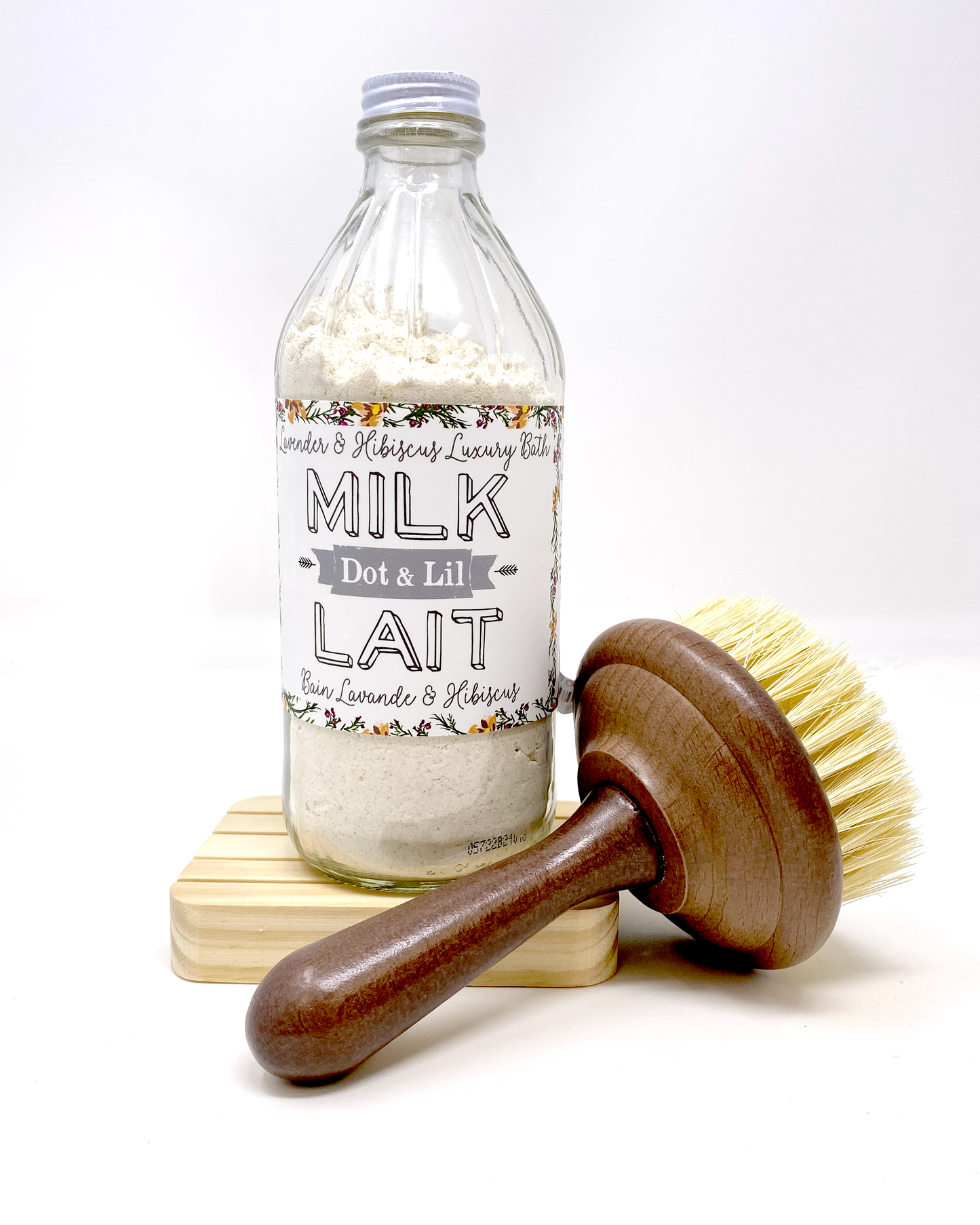 milk bath and bath salts from Dot & Lil