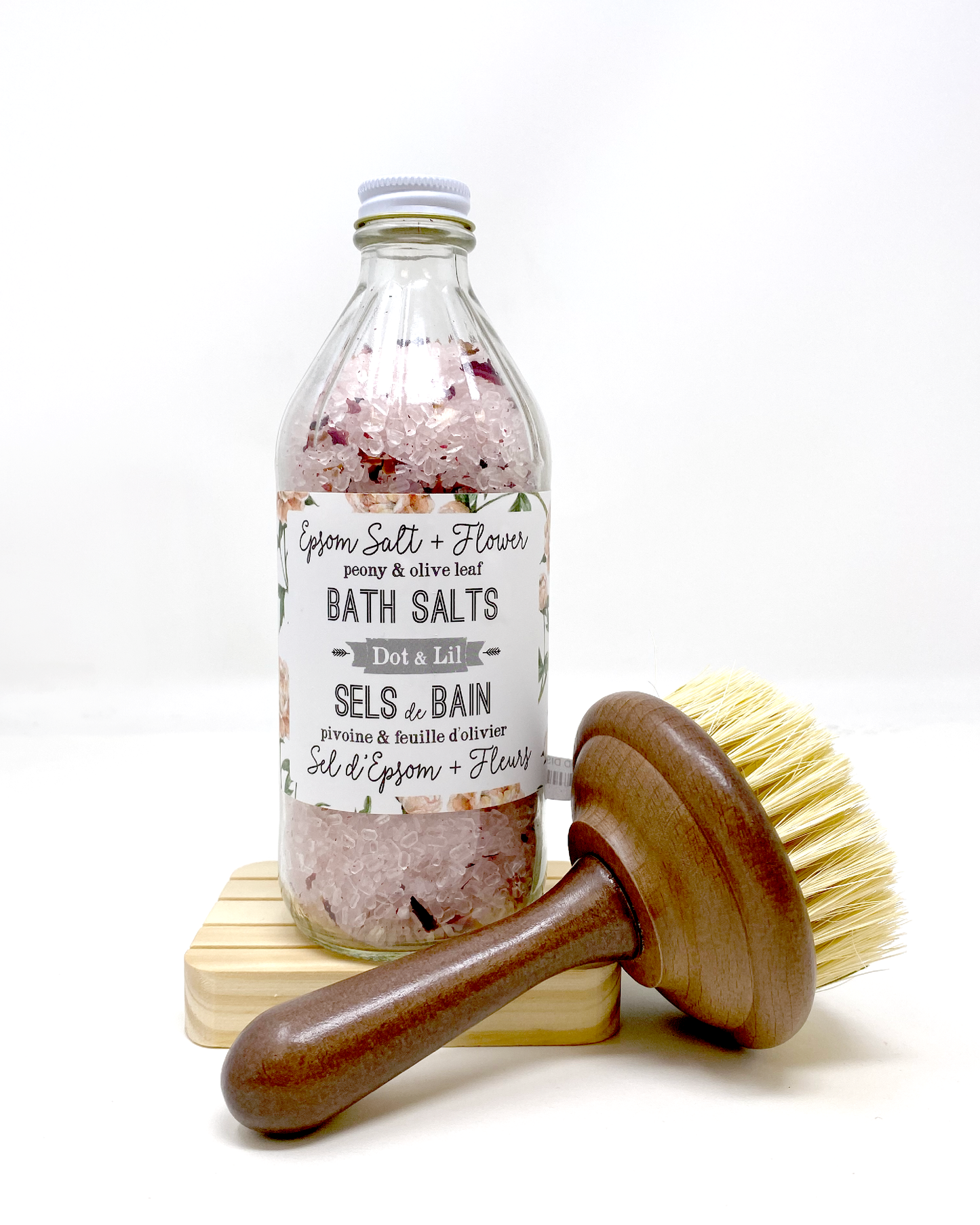 milk bath and bath salts from Dot & Lil