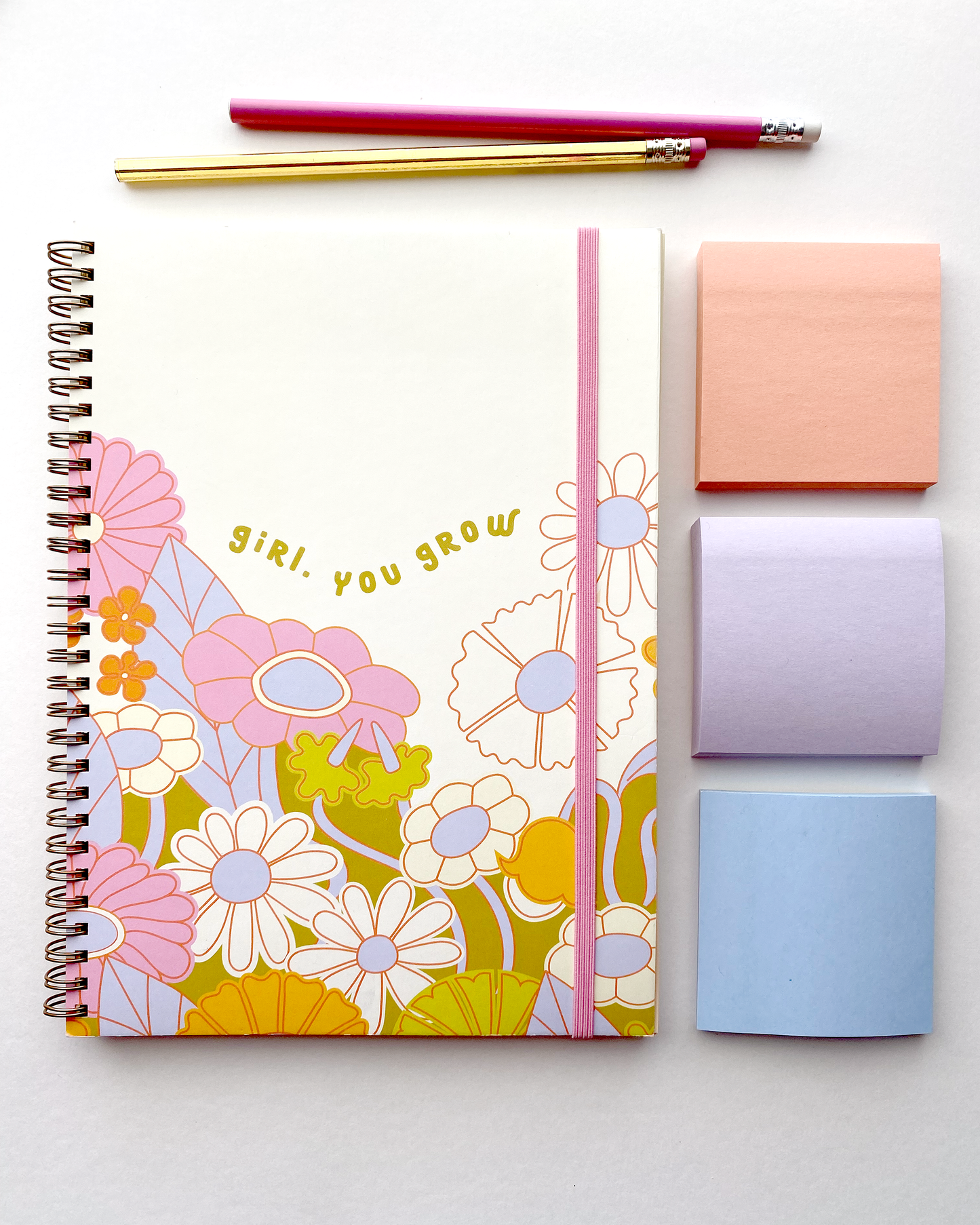 This notebook can be a journal, planner or general notebook. Made by Talking Out of Turn.