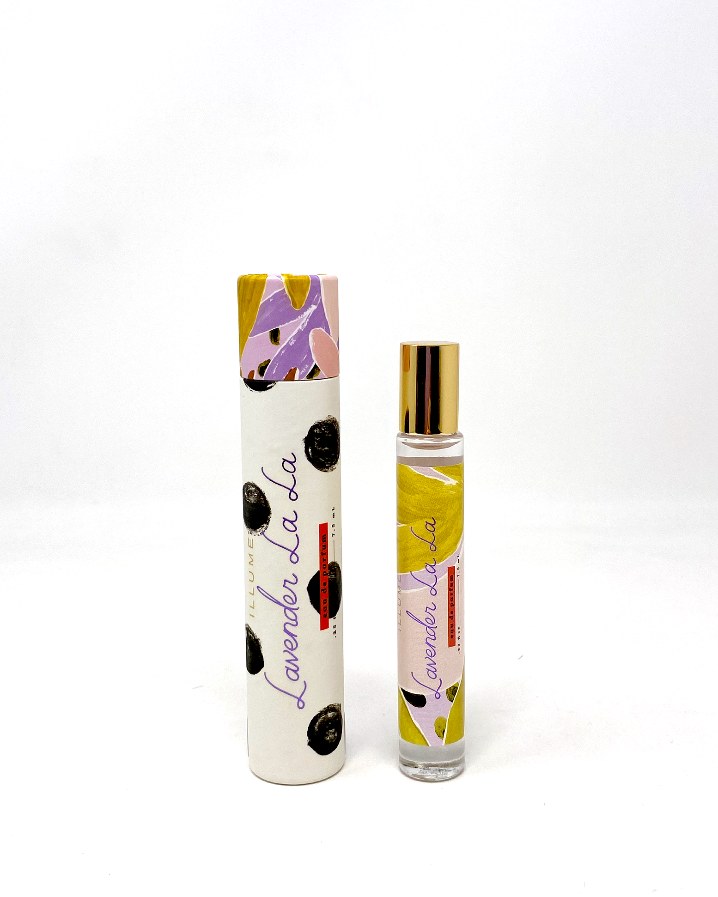beautiful perfume rollers in four different scents. Blood Orange Dahlia, Coconut Milk Mango, La La Lavender, and Citrus Crush all smell divine!