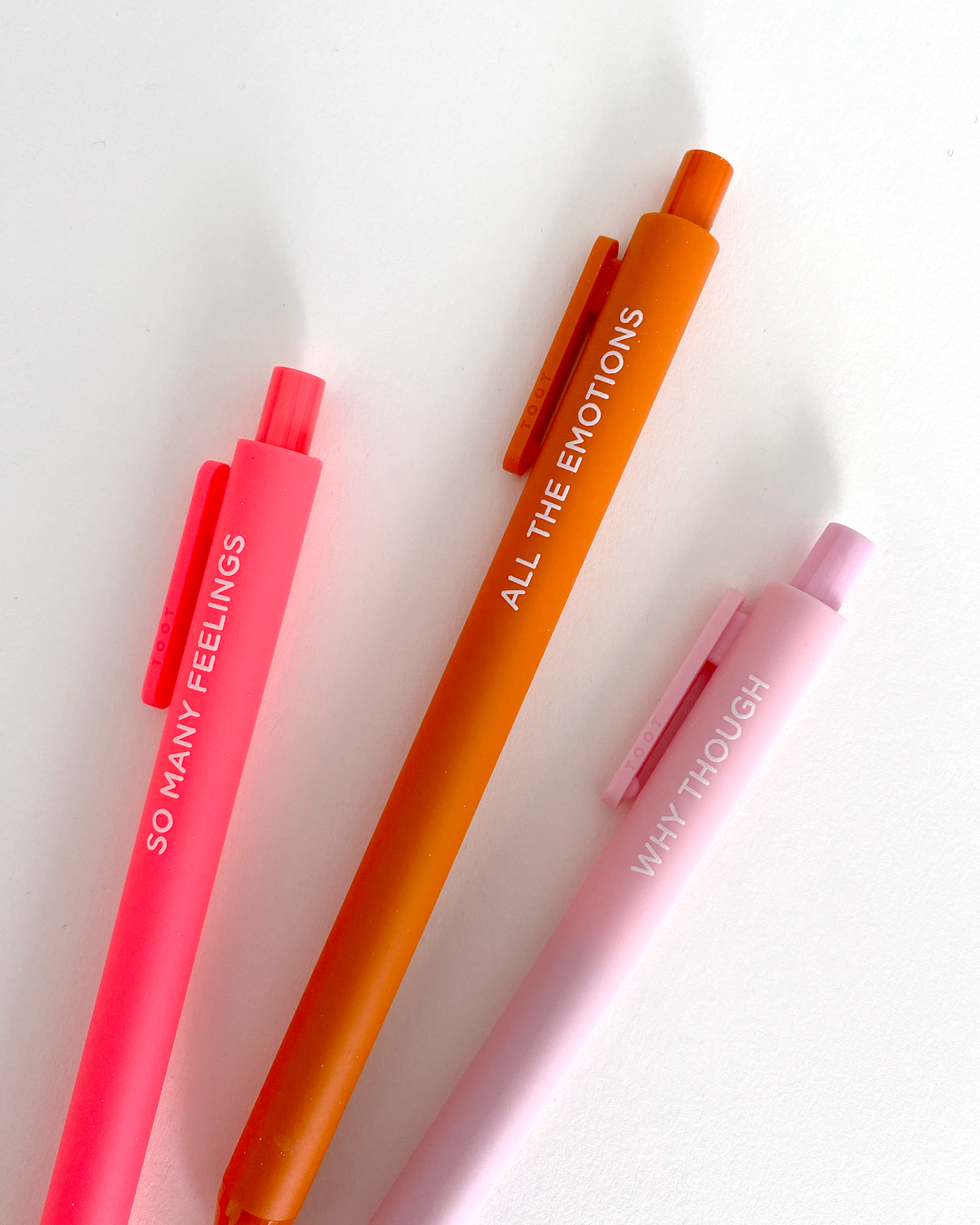 neon gel pen set from talking out of turn