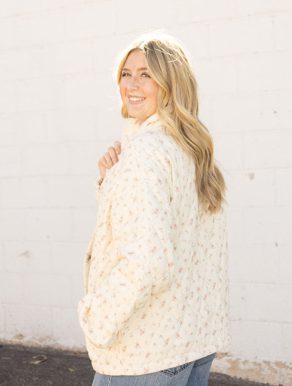 Floral Puffer Jacket