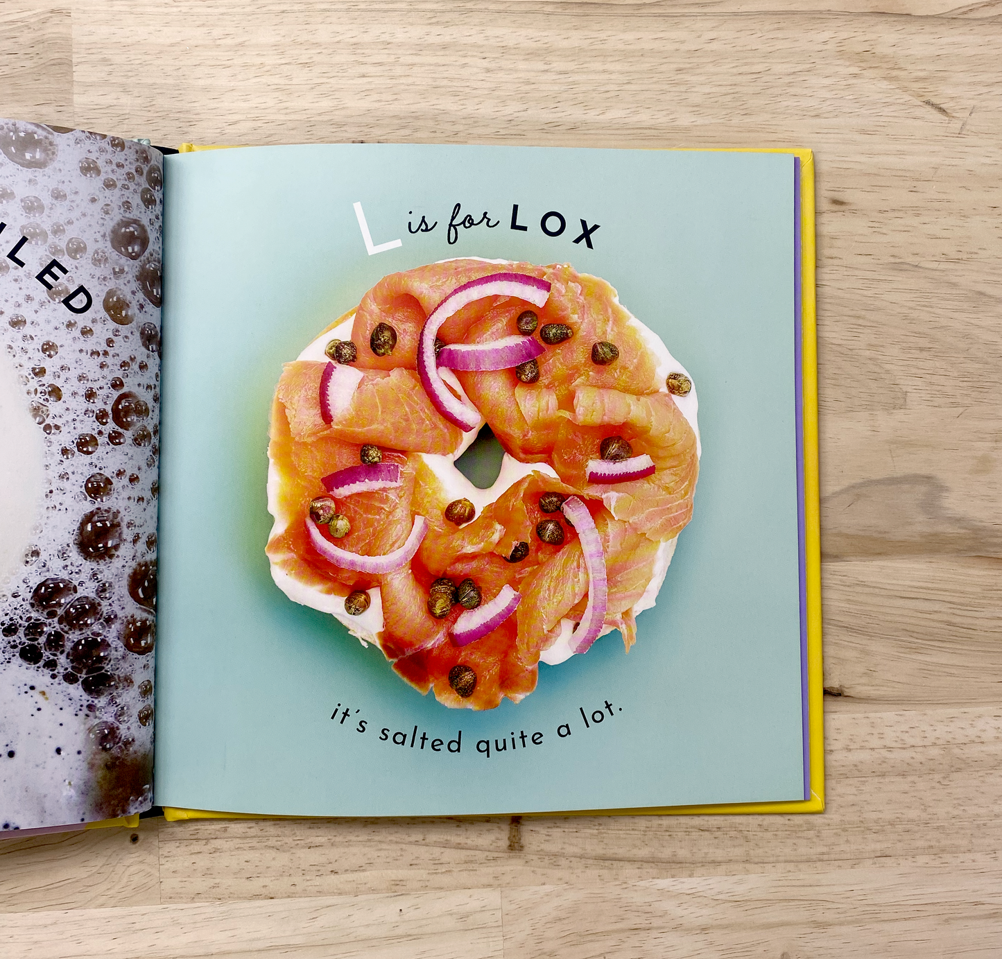 Alphabet book about bagels