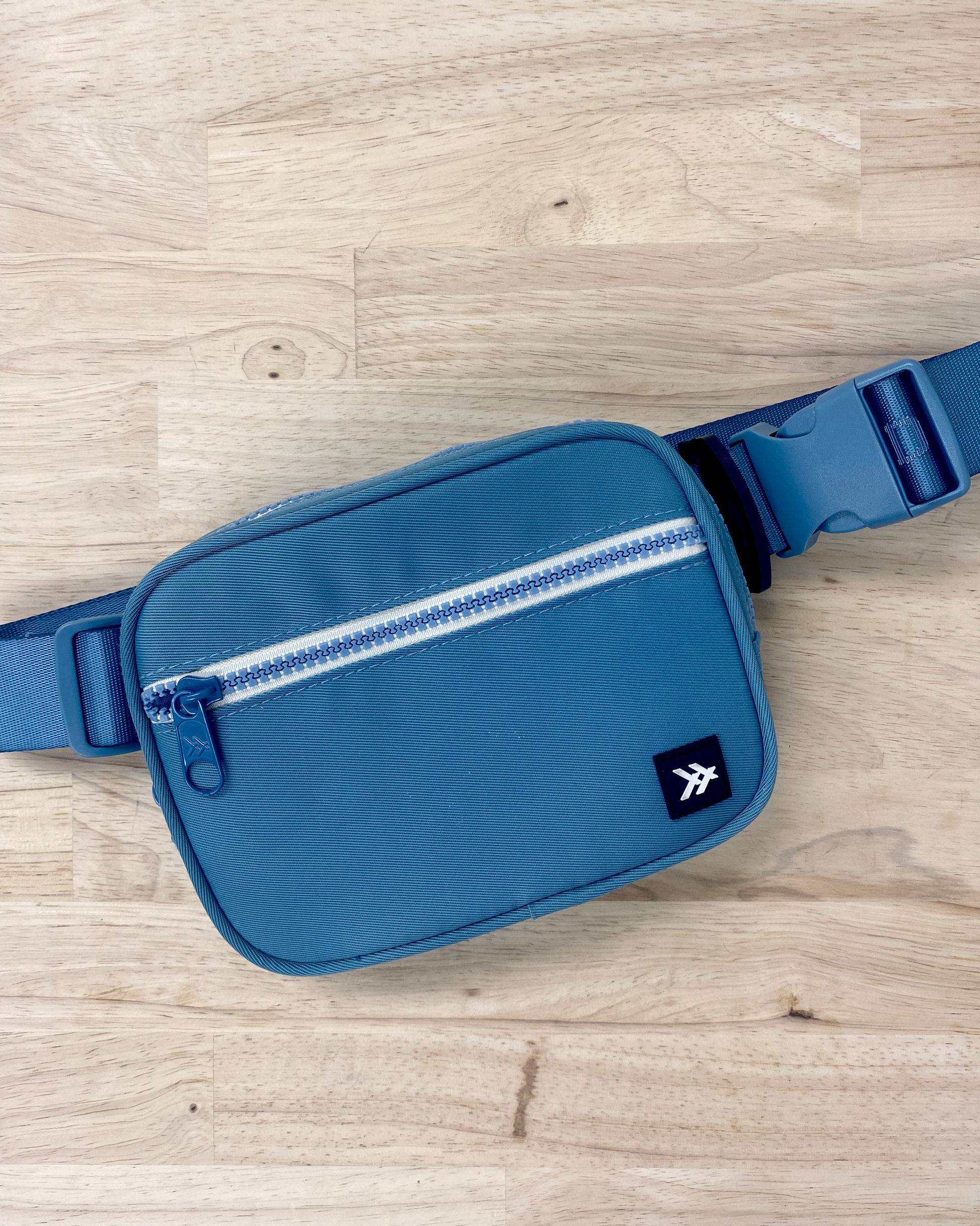 Thread Fanny Pack in a grey blue