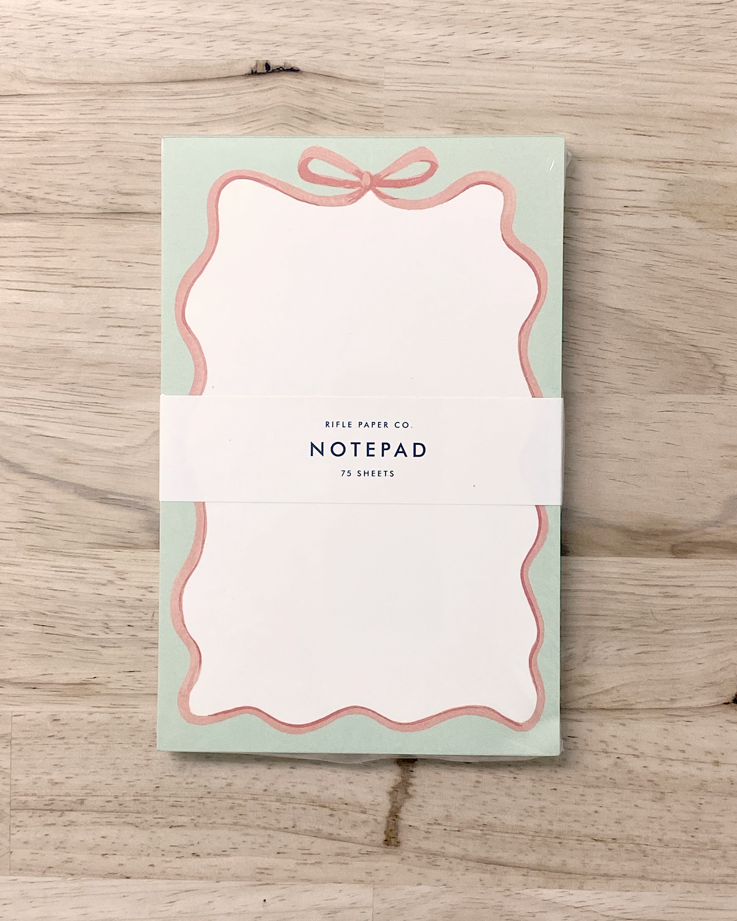 Ribbon bow notepad from Rifle Paper Co