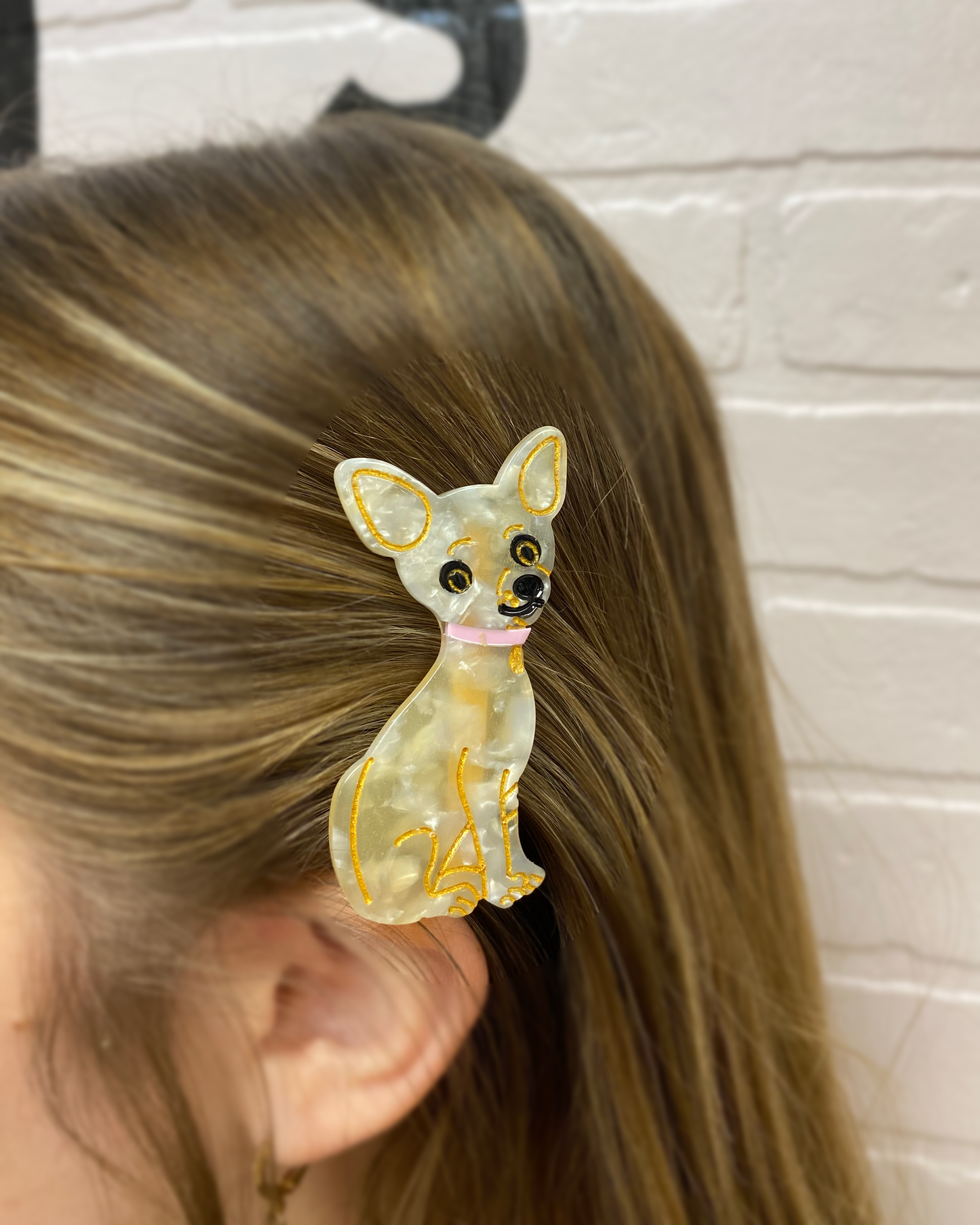 Chihuahua hair clip