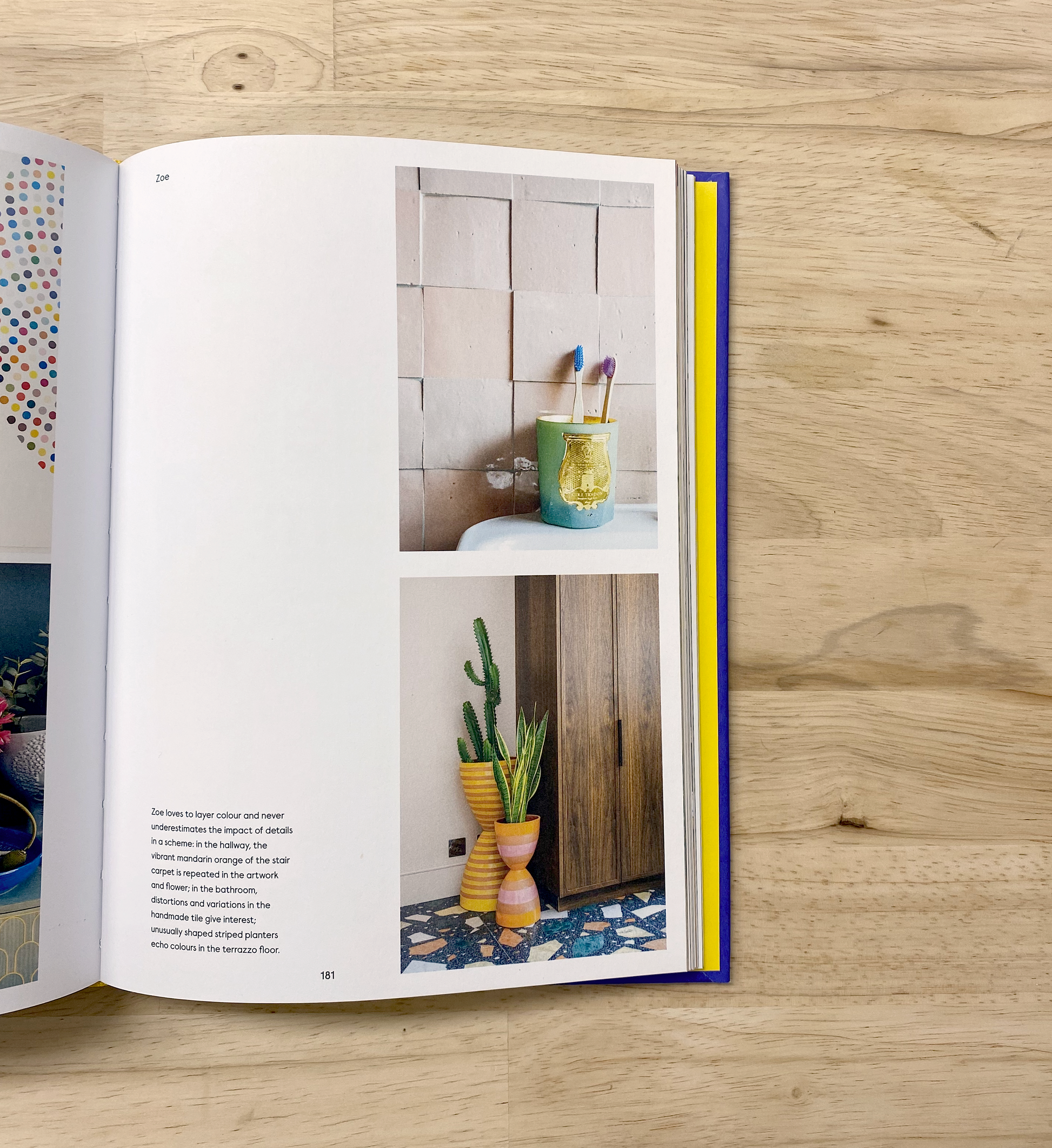 Decorating book on how to add color to your home