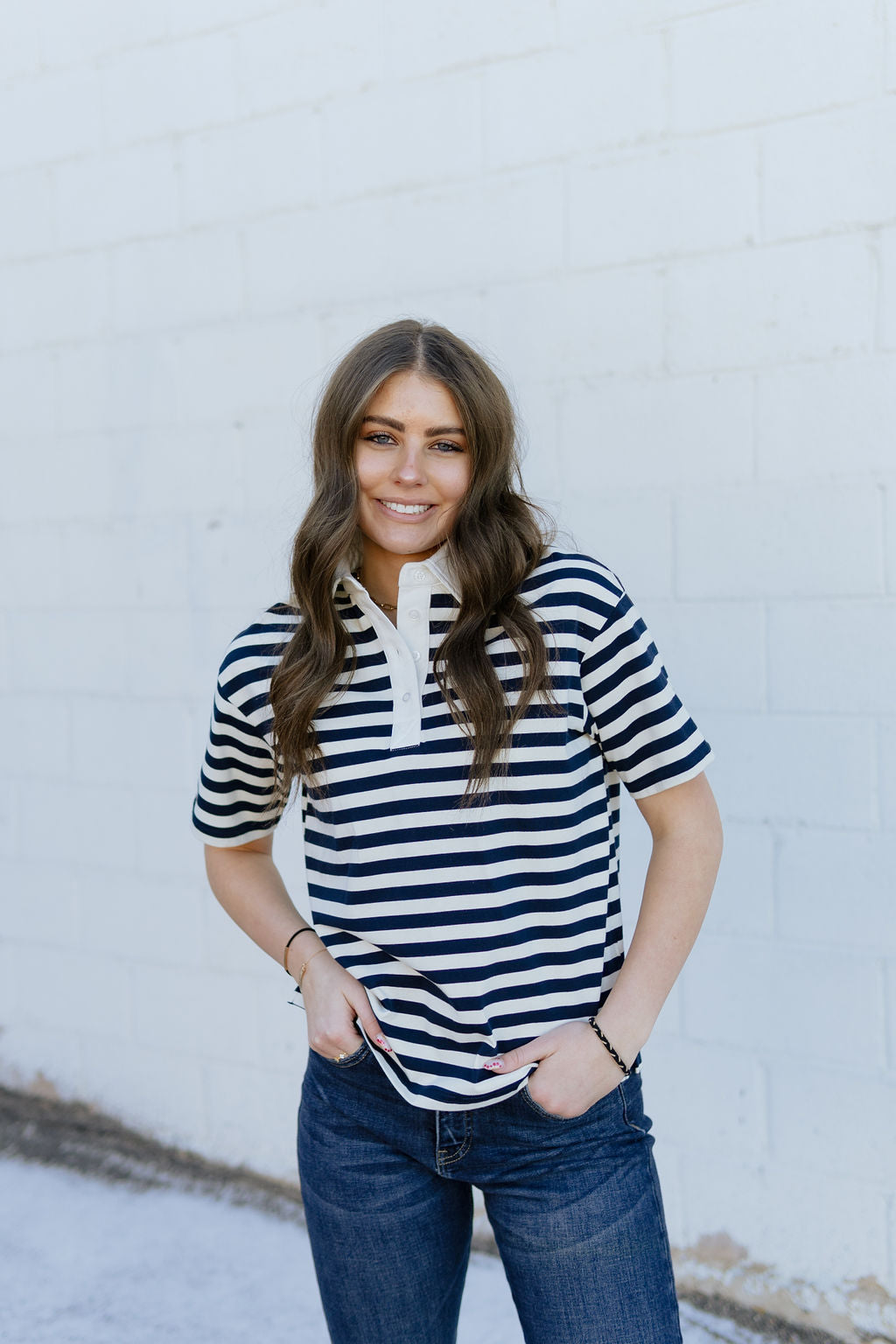 Navy rugby shirt