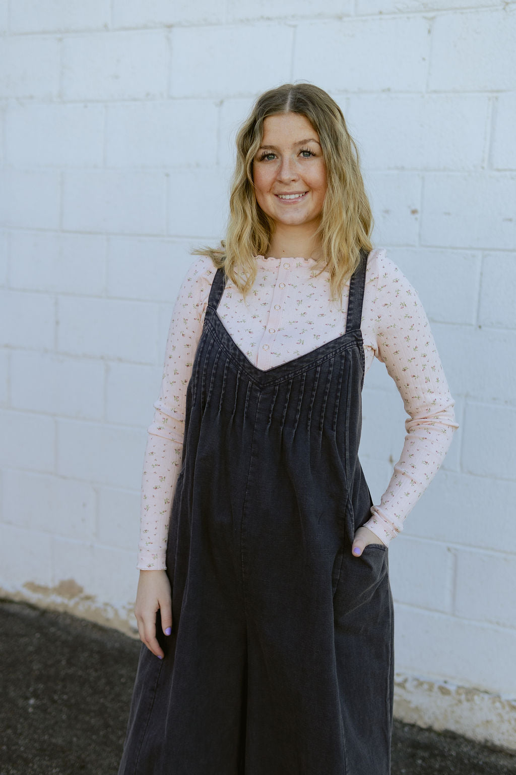 Dark Grey Overalls