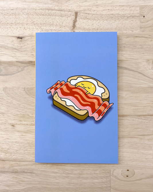 Egg and Bacon on toast Denik notebook