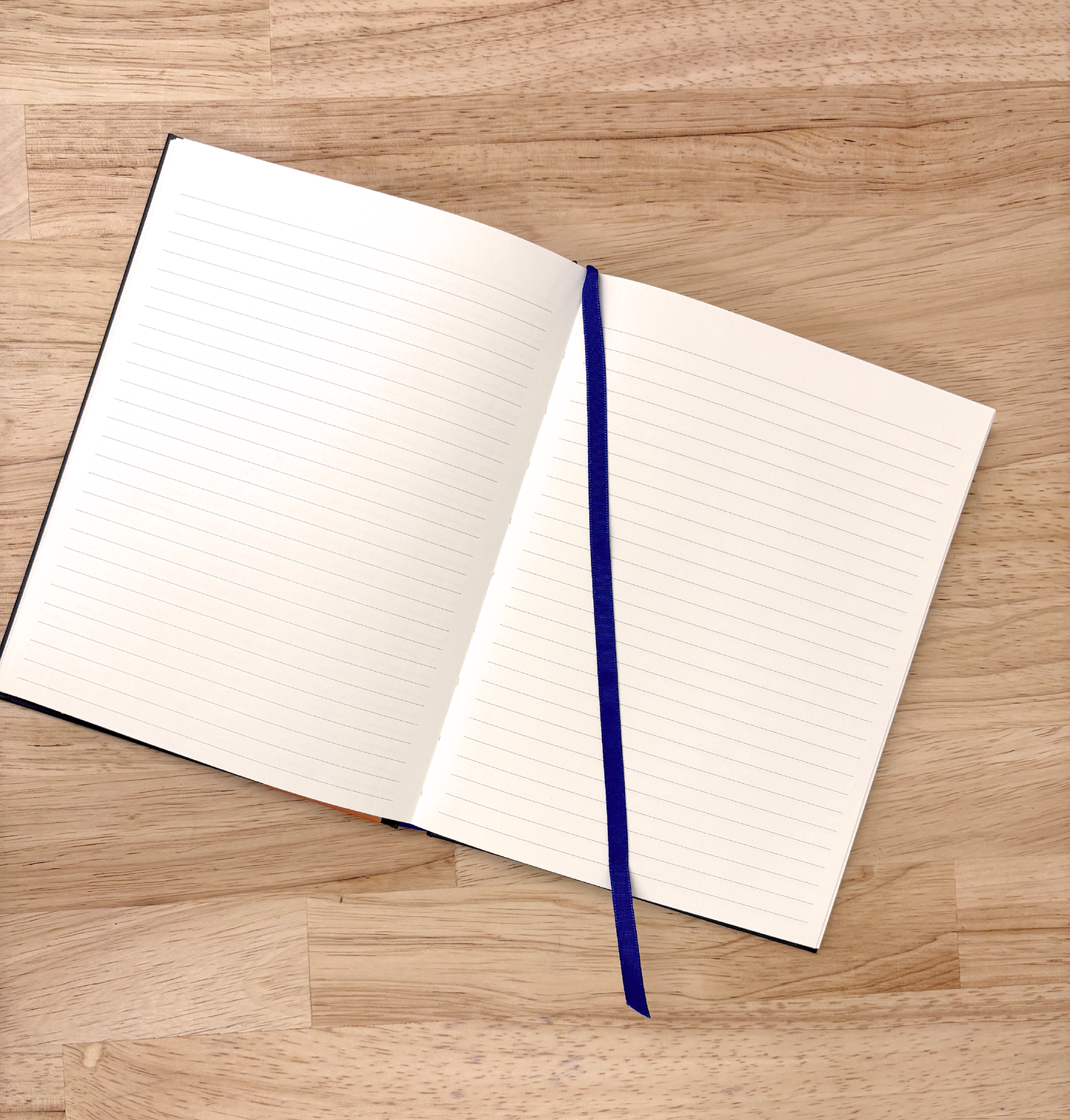 Cute journal with illustrated wild horse on the front and lined pages on the inside