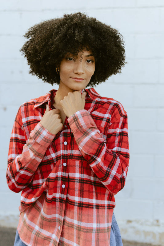 Faded Flannel Shirt