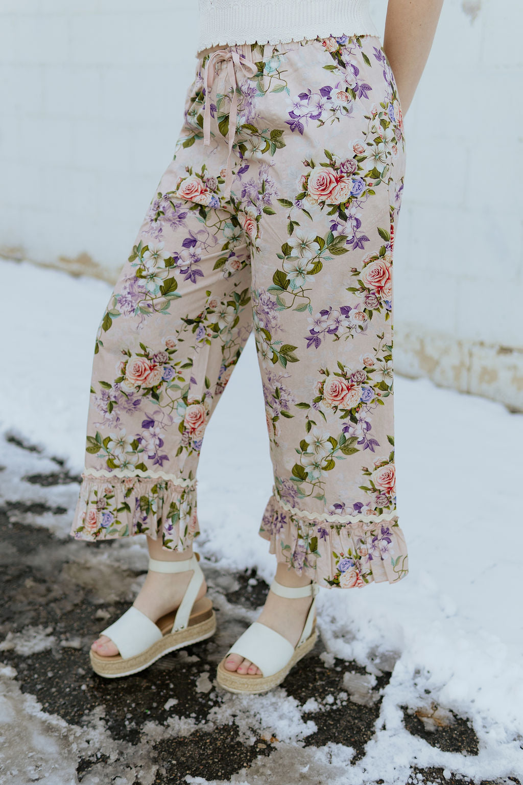 Floral Bloomer Style pants