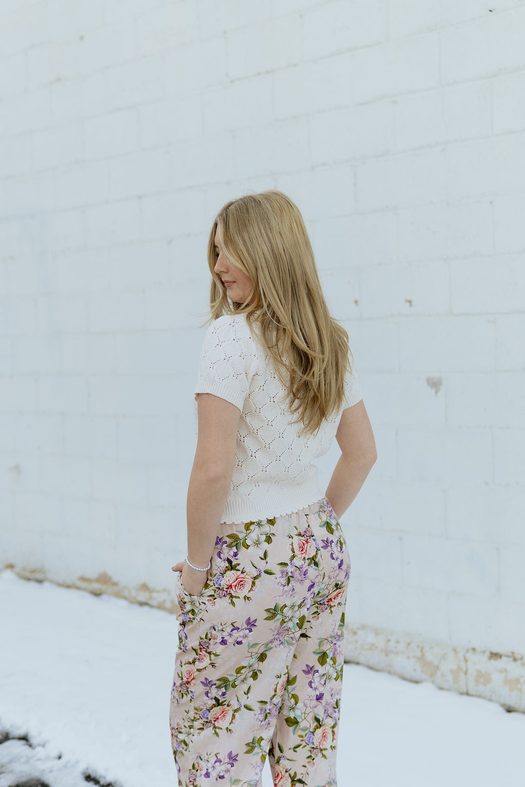 Floral Bloomer Style pants
