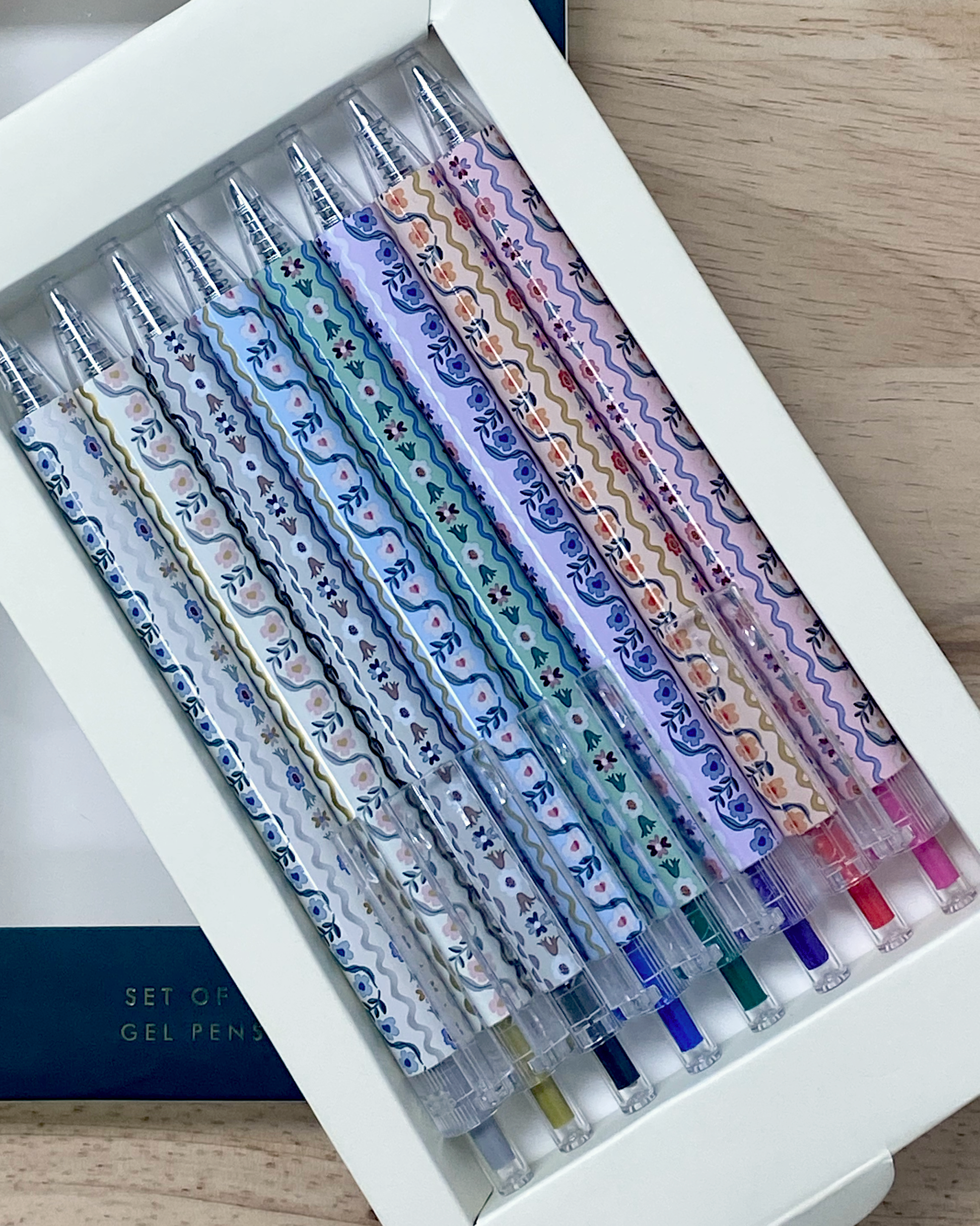 Gel pen set from Rifle Paper Co