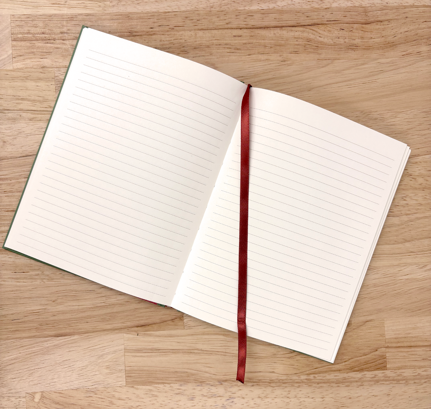 cute journal with elephant on the front and lined pages inside