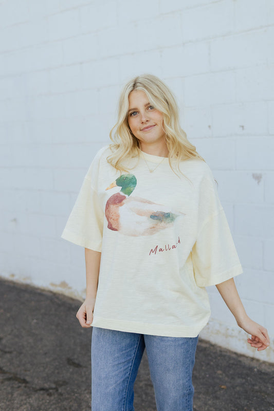 Tee with Mallard duck on the front